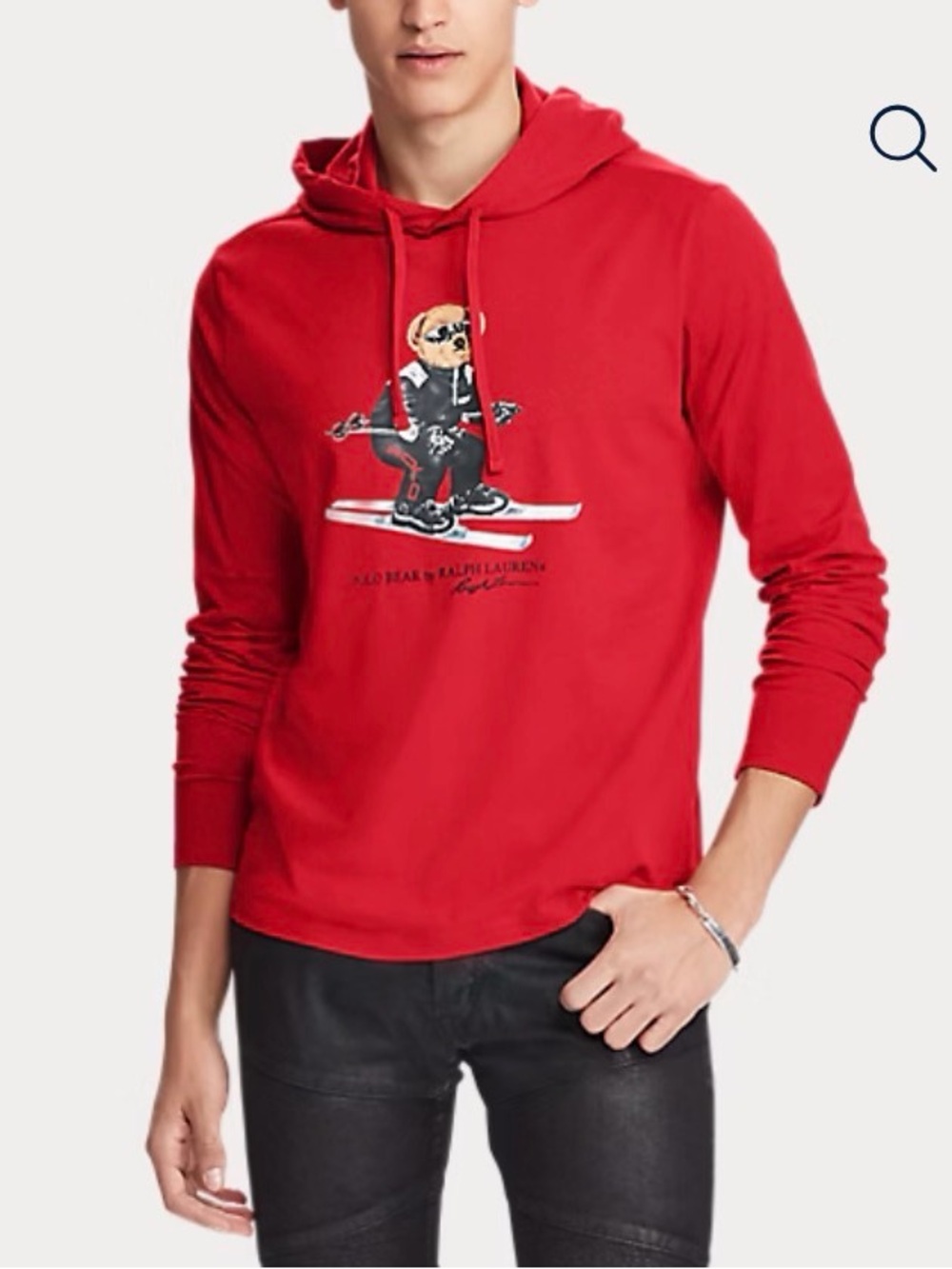 Polo Ralph Lauren Ski Bear Hooded T-Shirt
